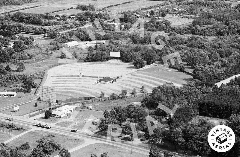 M-104 Drive-In Theatre - Vintage Aerial (newer photo)